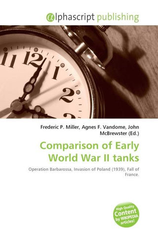 Comparison of Early World War II tanks