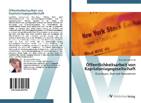 Öffentlichkeitsarbeit von Kapitalanlagegesellschaft