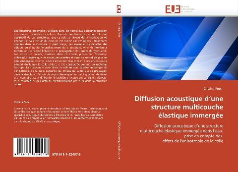 Diffusion acoustique d''une structure multicouche élastique immergée