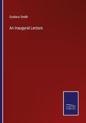 An Inaugural Lecture