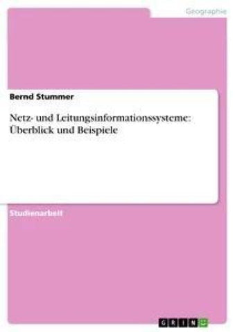 Netz- und Leitungsinformationssysteme: Überblick und Beispiele