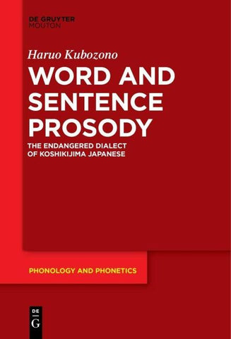 Word and Sentence Prosody