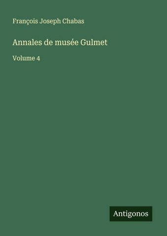 Annales de musée Gulmet