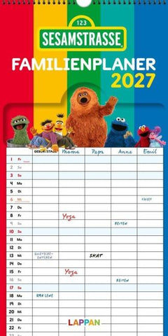 Sesamstraße Familienkalender 2027