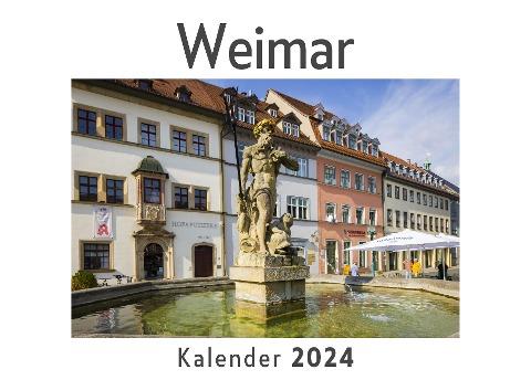 Weimar (Wandkalender 2024, Kalender DIN A4 quer, Monatskalender im Querformat mit Kalendarium, Das perfekte Geschenk)