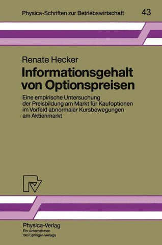 Informationsgehalt von Optionspreisen