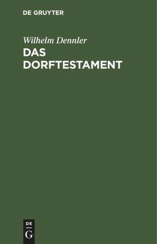 Das Dorftestament