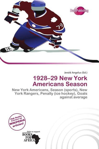 1928-29 New York Americans Season