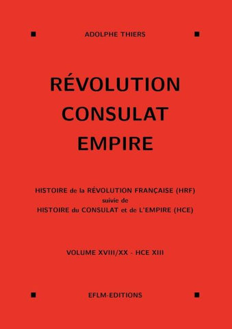Révolution, Consulat, Empire, volume 18