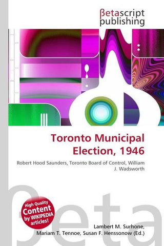 Toronto Municipal Election, 1946