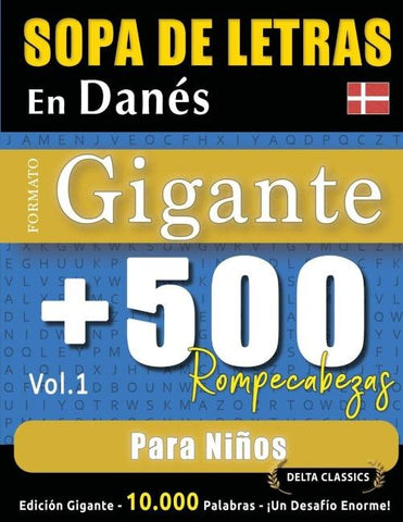 SOPA DE LETRAS EN DANÉS FORMATO GIGANTE
