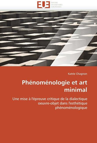 Phénoménologie et art minimal