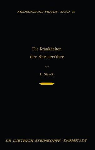 Die Krankheiten der Speiseröhre