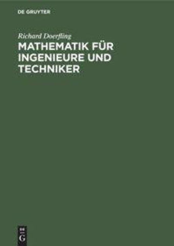 Mathematik für Ingenieure und Techniker