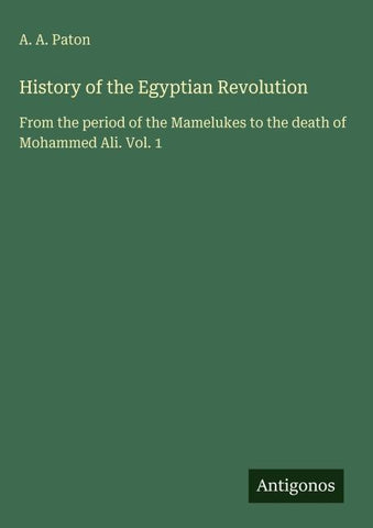 History of the Egyptian Revolution