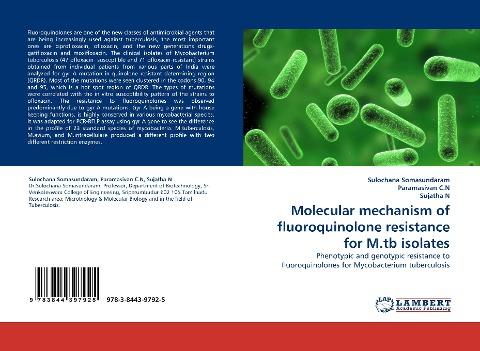Molecular mechanism of fluoroquinolone resistance for M.tb isolates