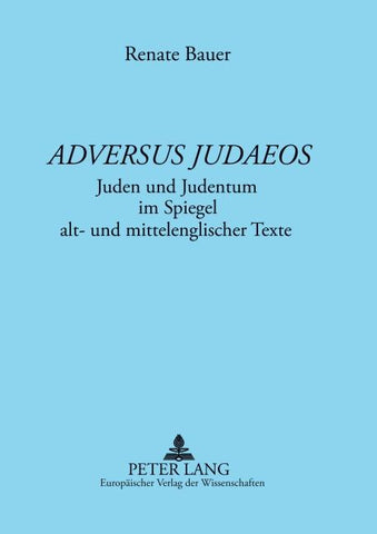 'ADVERSUS JUDAEOS'