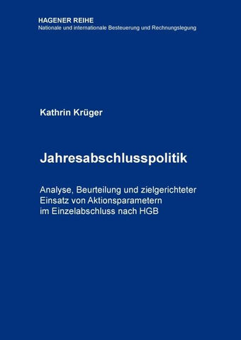 Jahresabschlusspolitik