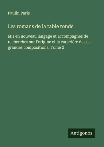 Les romans de la table ronde