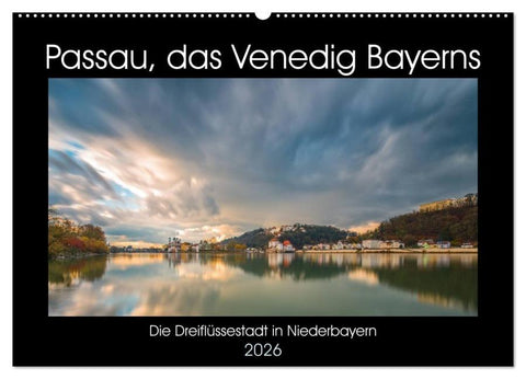 Passau, das Venedig Bayerns (Wandkalender 2026 DIN A2 quer), CALVENDO Monatskalender