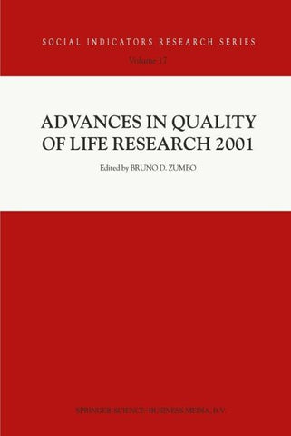 Advances in Quality of Life Research 2001