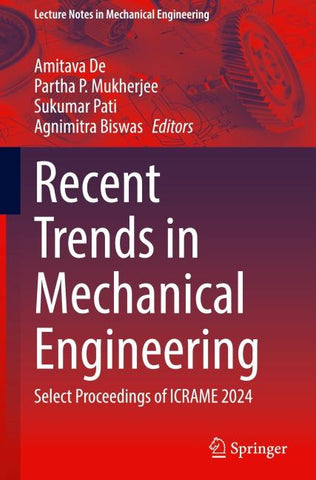 Recent Trends in Mechanical Engineering