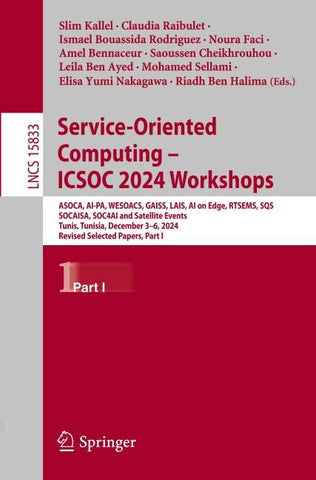 Service-Oriented Computing – ICSOC 2024 Workshops