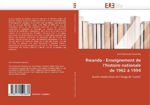Rwanda - Enseignement de l''histoire nationale de 1962 à 1994