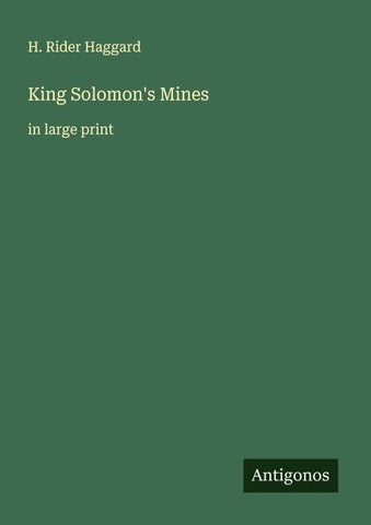 King Solomon's Mines