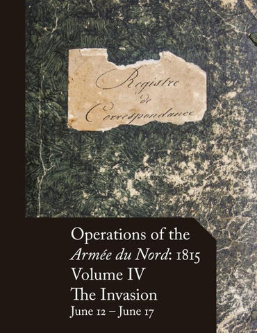 Operations of the Armée du Nord