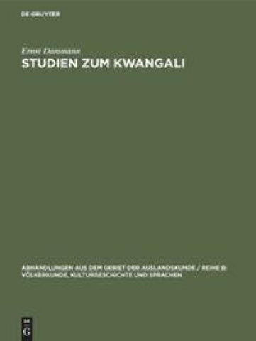Studien zum Kwangali