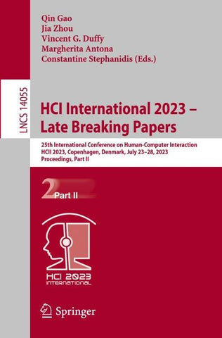 HCI International 2023 – Late Breaking Papers