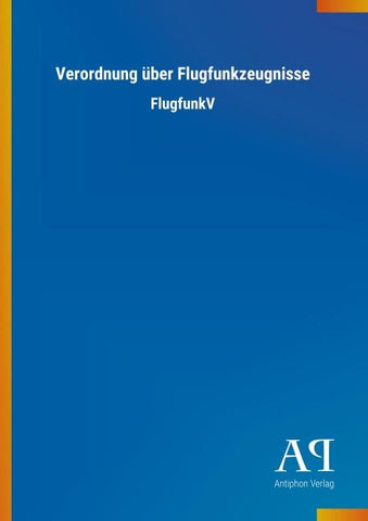 Verordnung über Flugfunkzeugnisse