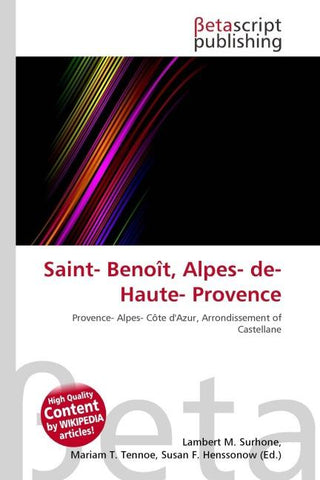 Saint- Benoît, Alpes- de- Haute- Provence