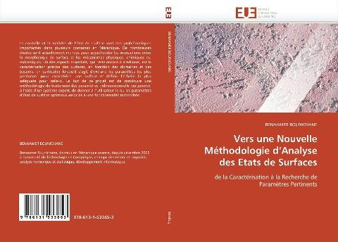 Vers une Nouvelle Méthodologie d'Analyse des Etats de Surfaces