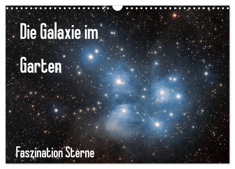 Die Galaxie im Garten (Wandkalender 2026 DIN A3 quer), CALVENDO Monatskalender
