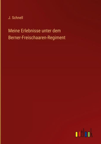 Meine Erlebnisse unter dem Berner-Freischaaren-Regiment