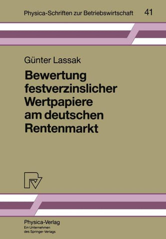 Bewertung festverzinslicher Wertpapiere am deutschen Rentenmarkt