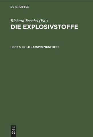 Chloratsprengstoffe