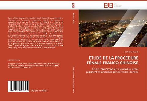 ÉTUDE DE LA PROCÉDURE PÉNALE FRANCO-CHINOISE
