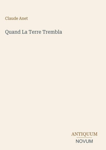 Quand La Terre Trembla