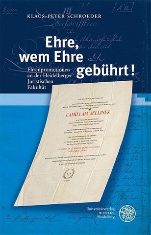 Ehre, wem Ehre gebührt!
