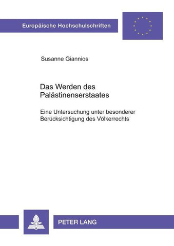 Das Werden des Palästinenserstaates