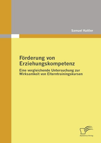 Förderung von Erziehungskompetenz
