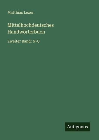 Mittelhochdeutsches Handwörterbuch