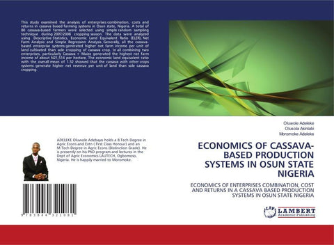 ECONOMICS OF CASSAVA-BASED PRODUCTION SYSTEMS IN OSUN STATE NIGERIA