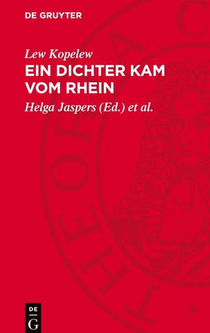 Ein Dichter kam vom Rhein