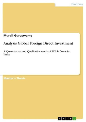 Analysis of Global Foreign Direct Investment