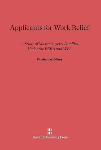 Applicants for Work Relief