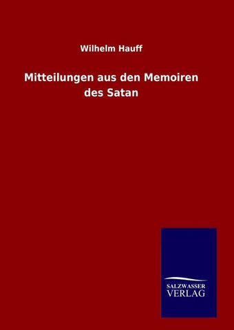 Mitteilungen aus den Memoiren des Satan